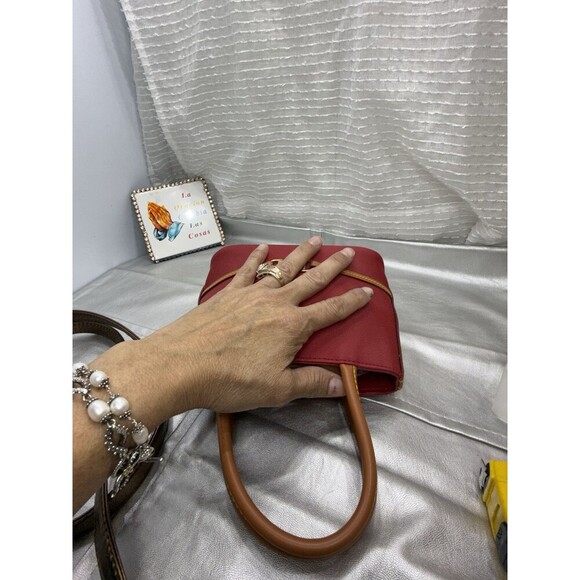 Tommy Hilfiger RED MINI CLUTCH HANDBAG PURSE VINTAGE - Picture 8 of 13